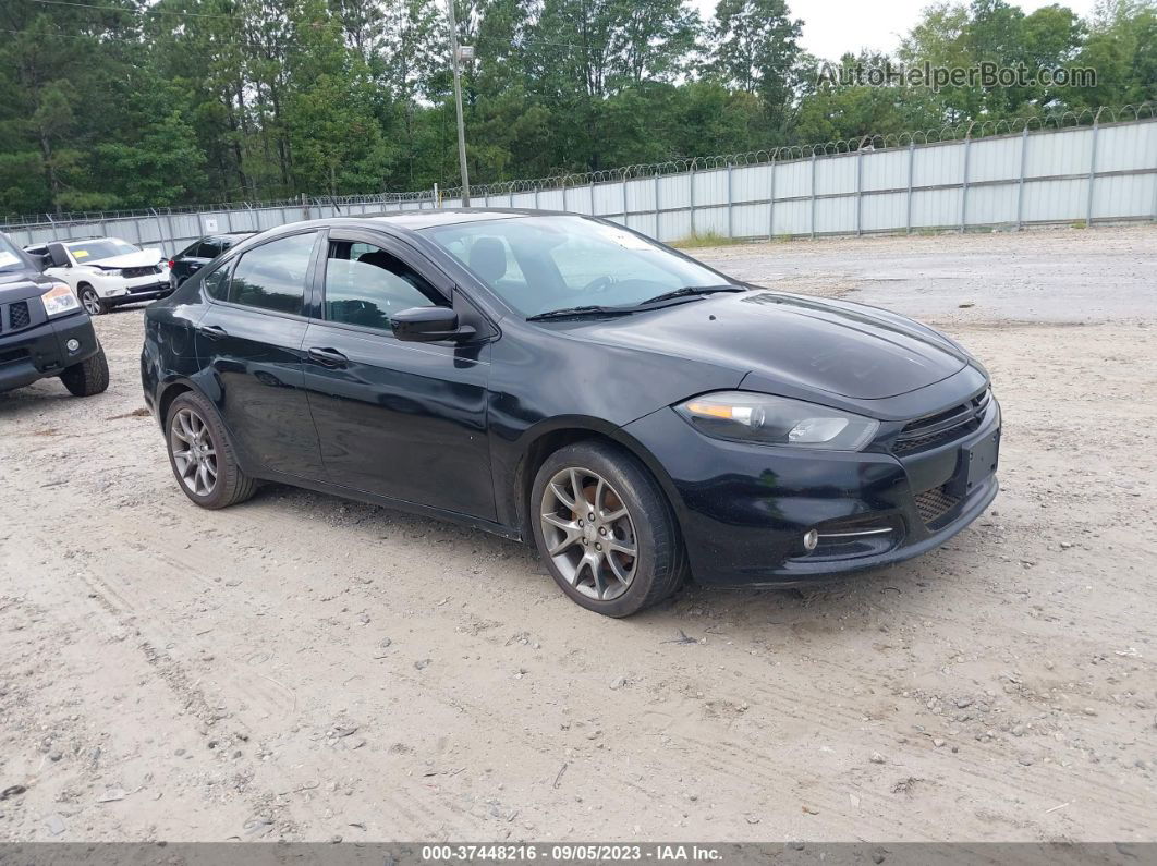 2015 Dodge Dart Sxt Черный vin: 1C3CDFBB3FD111571