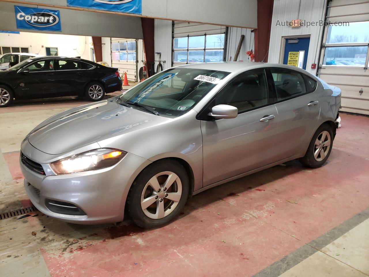 2015 Dodge Dart Sxt Silver vin: 1C3CDFBB3FD121193