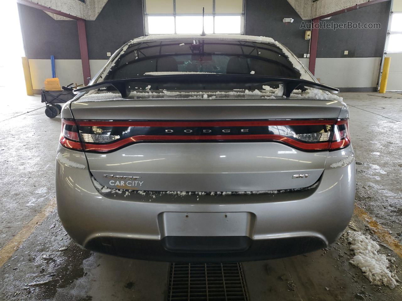 2015 Dodge Dart Sxt Silver vin: 1C3CDFBB3FD193026