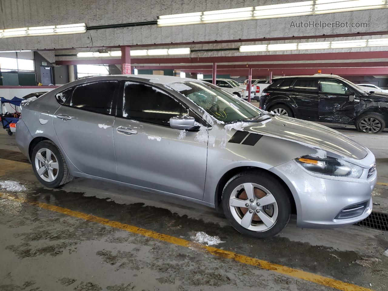 2015 Dodge Dart Sxt Silver vin: 1C3CDFBB3FD193026