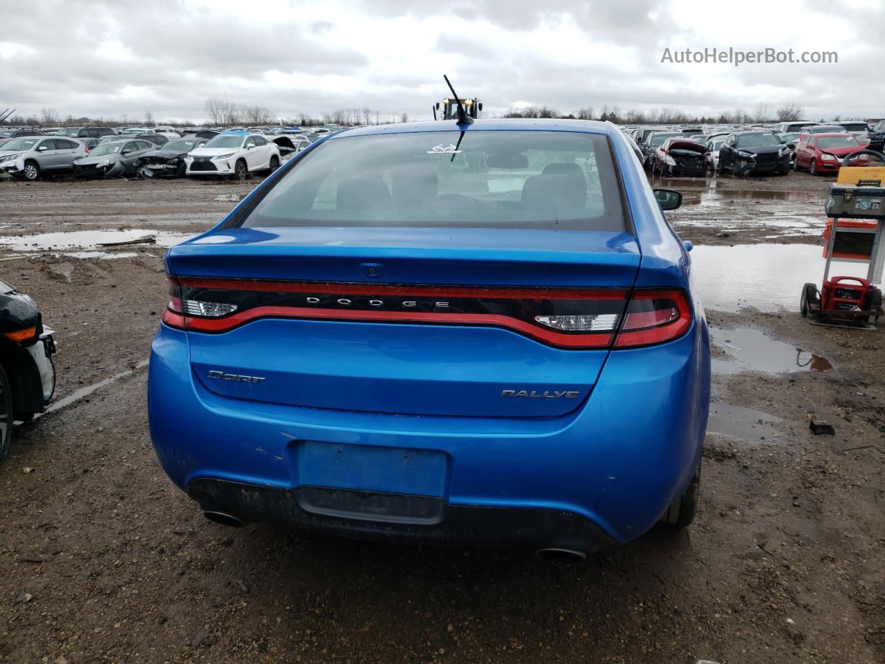 2015 Dodge Dart Sxt Blue vin: 1C3CDFBB3FD205336