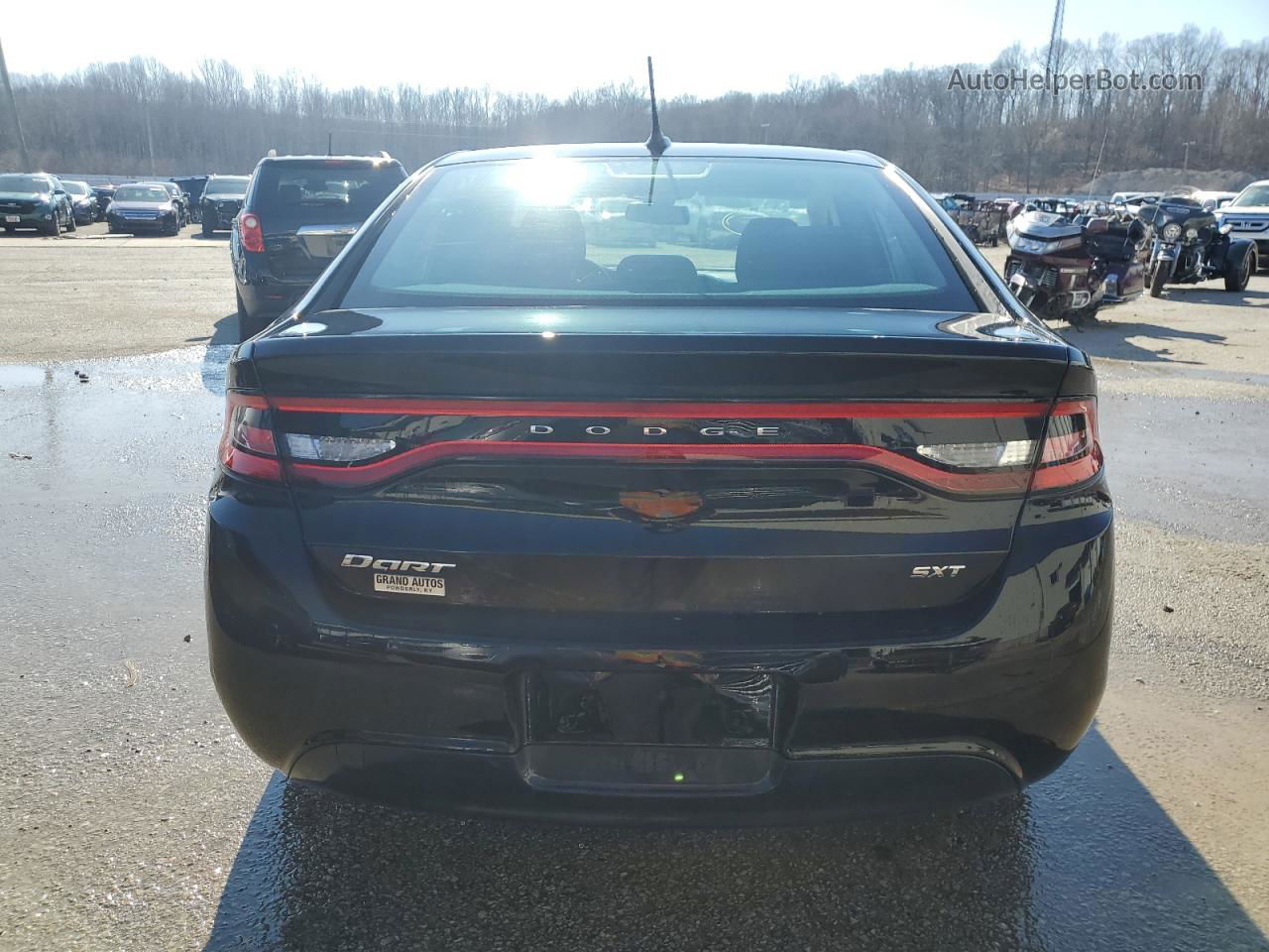 2015 Dodge Dart Sxt Black vin: 1C3CDFBB3FD226879