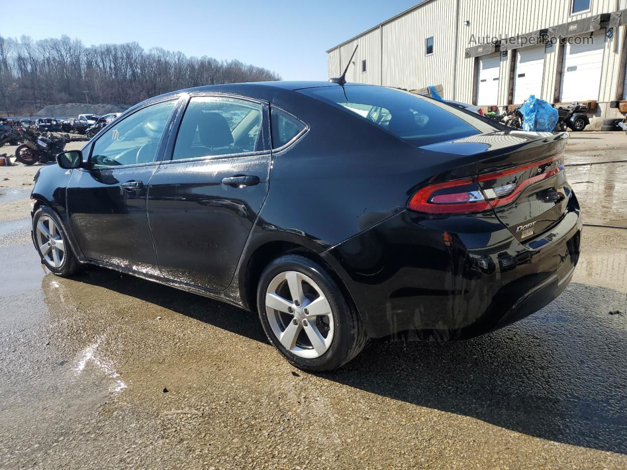 2015 Dodge Dart Sxt Black vin: 1C3CDFBB3FD226879