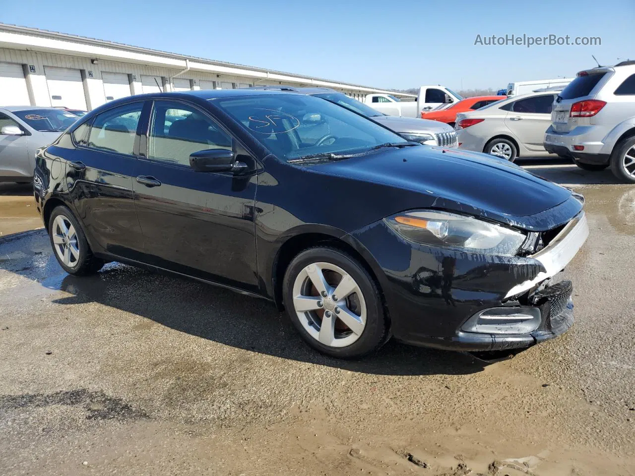 2015 Dodge Dart Sxt Black vin: 1C3CDFBB3FD226879