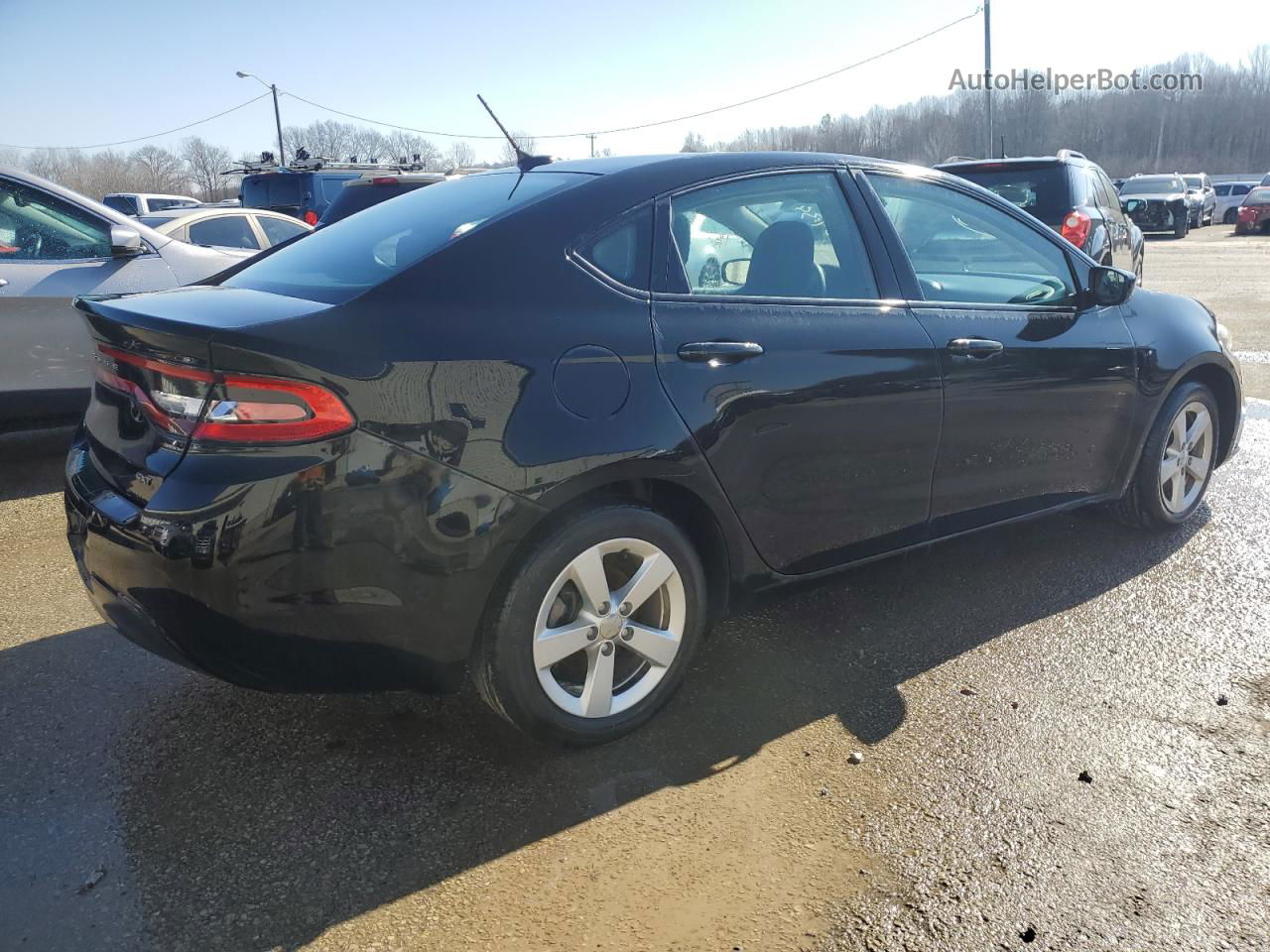 2015 Dodge Dart Sxt Black vin: 1C3CDFBB3FD226879