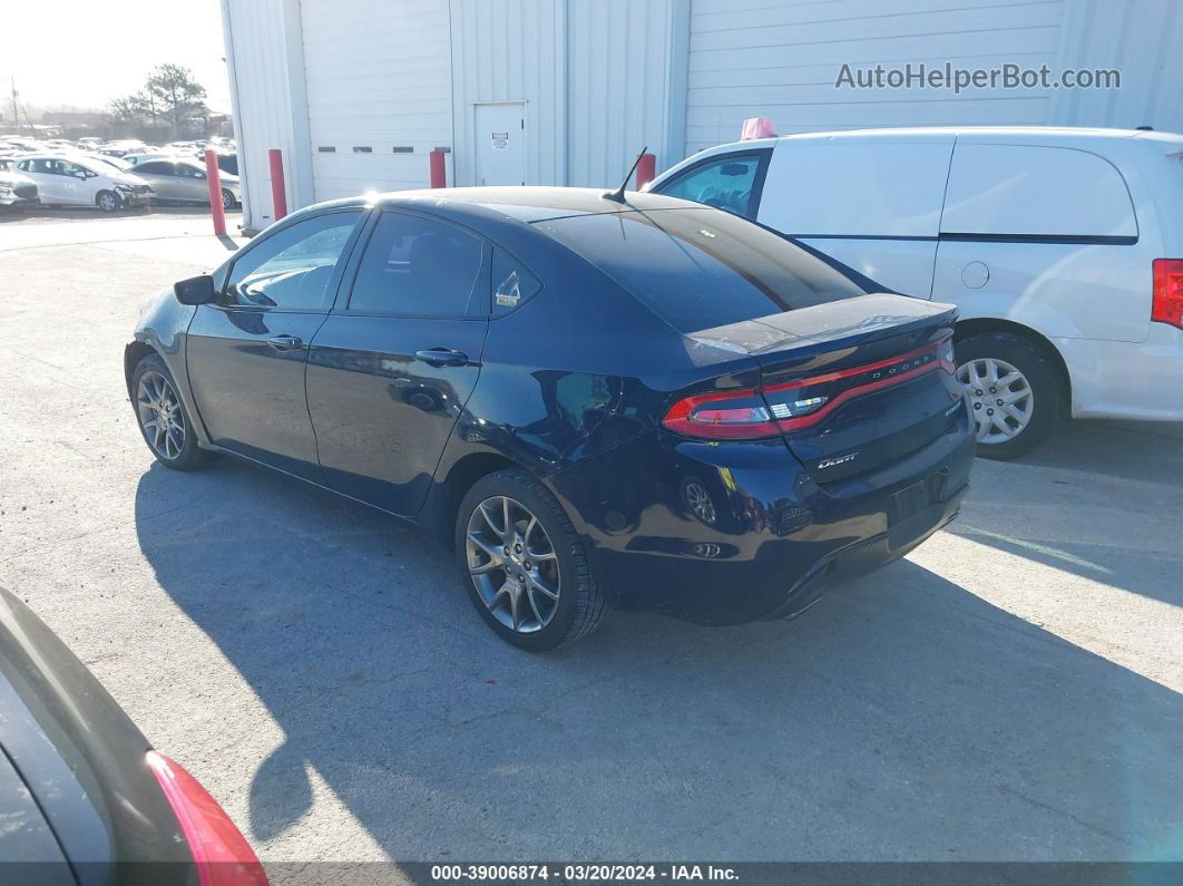 2015 Dodge Dart Sxt Синий vin: 1C3CDFBB3FD243732