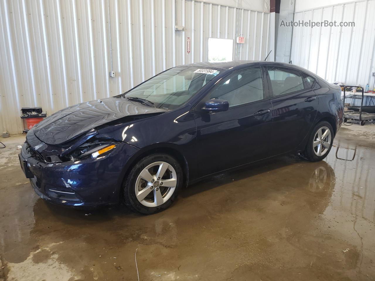 2015 Dodge Dart Sxt Синий vin: 1C3CDFBB3FD301645