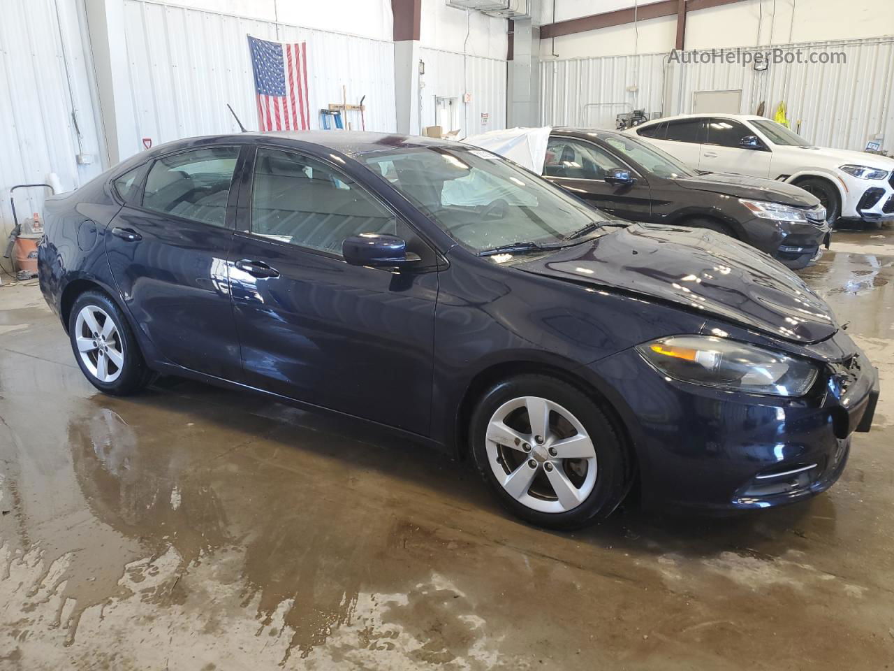 2015 Dodge Dart Sxt Blue vin: 1C3CDFBB3FD301645