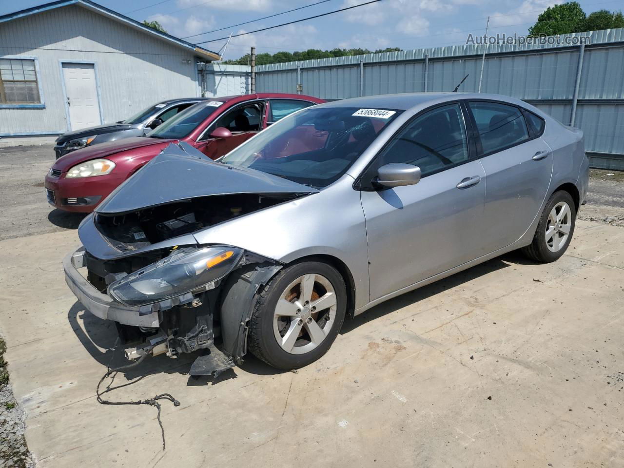 2015 Dodge Dart Sxt Gray vin: 1C3CDFBB3FD310071