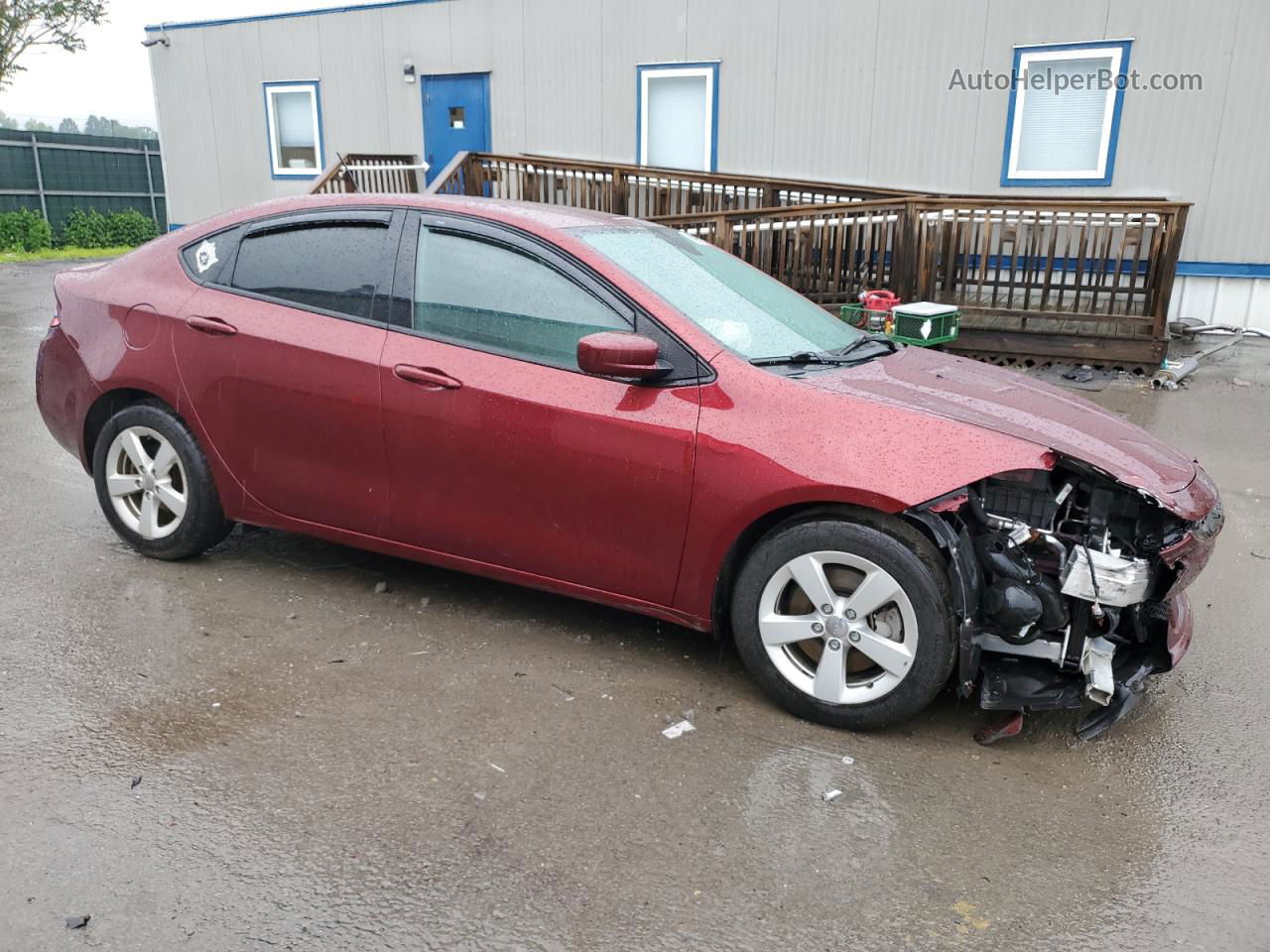 2015 Dodge Dart Sxt Maroon vin: 1C3CDFBB3FD351249