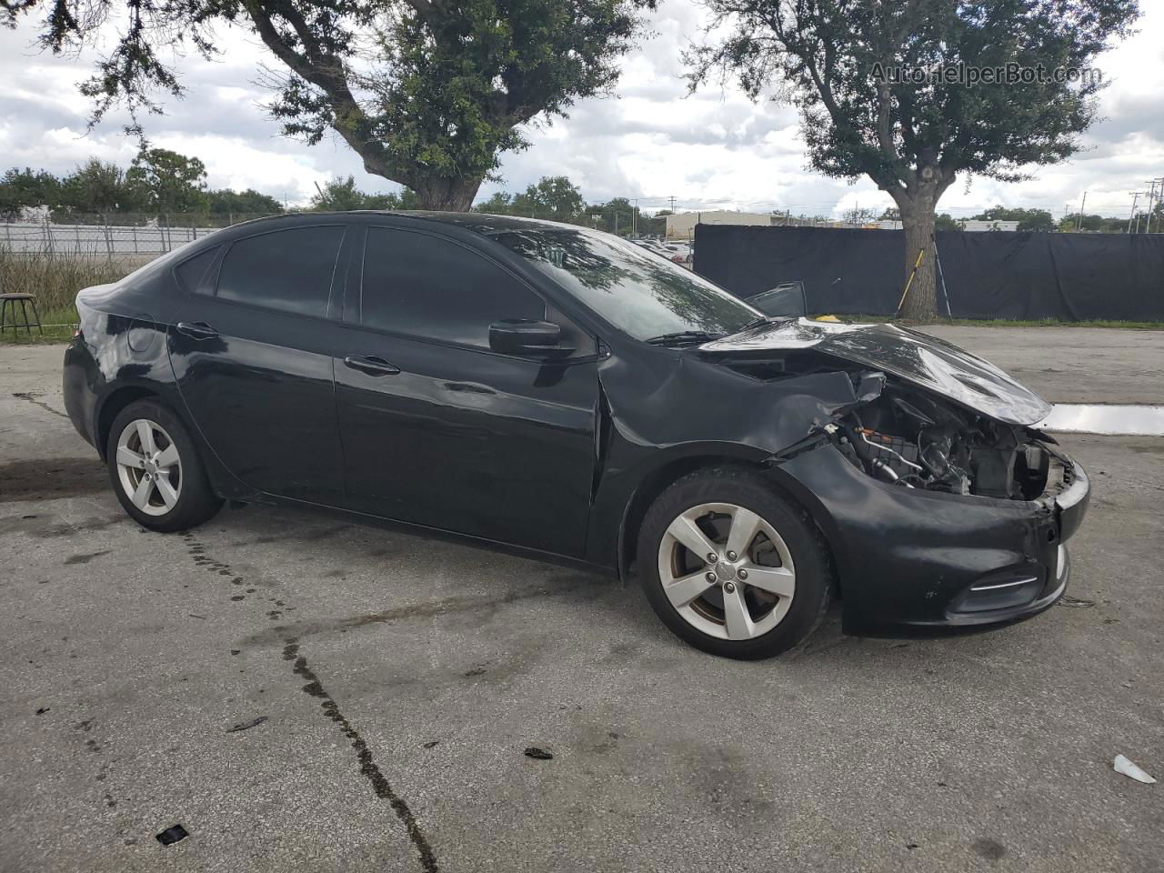 2015 Dodge Dart Sxt Black vin: 1C3CDFBB3FD369931