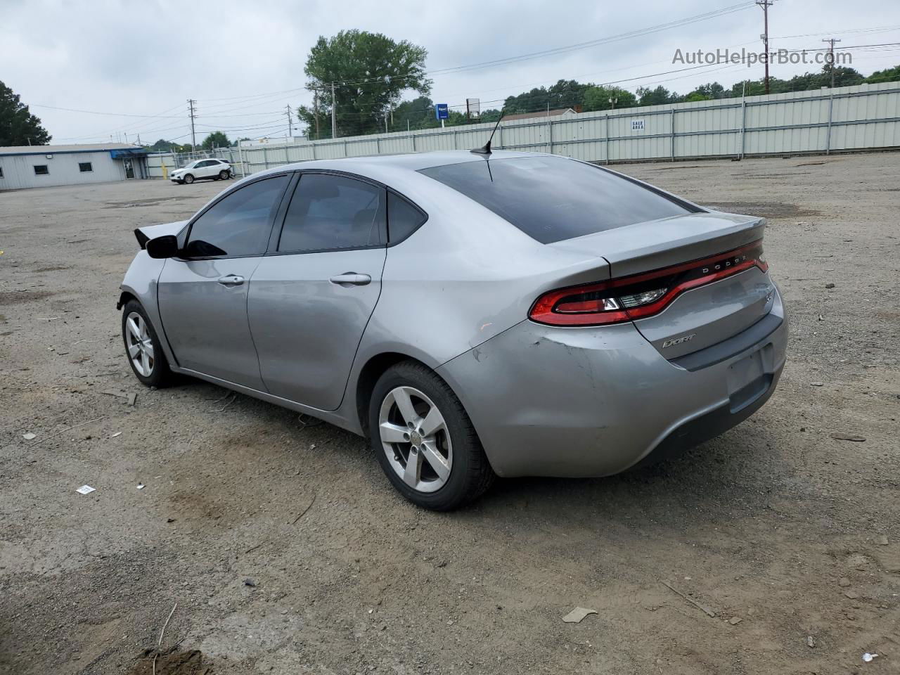 2015 Dodge Dart Sxt Silver vin: 1C3CDFBB3FD420618