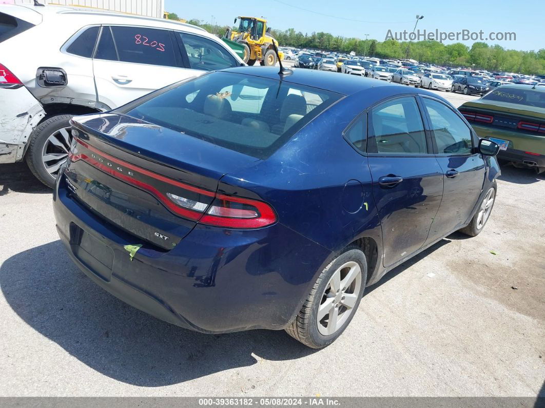 2015 Dodge Dart Sxt Blue vin: 1C3CDFBB4FD105052