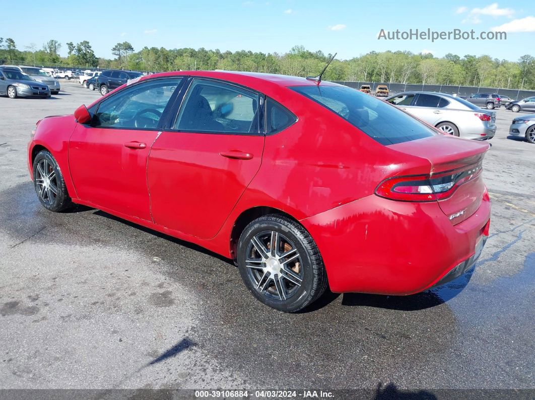 2015 Dodge Dart Sxt Красный vin: 1C3CDFBB4FD159466