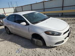 2015 Dodge Dart Sxt White vin: 1C3CDFBB4FD172606