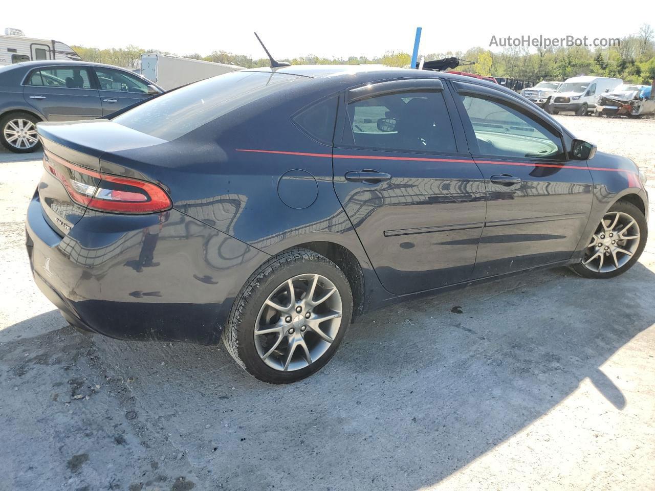 2015 Dodge Dart Sxt Синий vin: 1C3CDFBB4FD243397