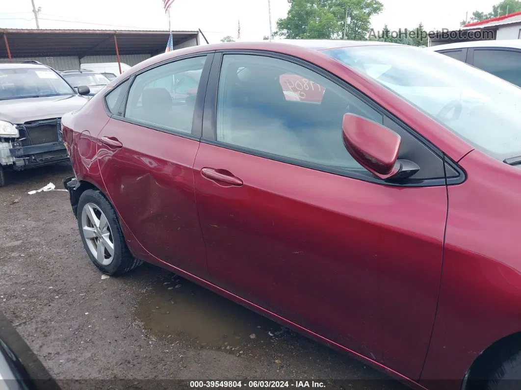 2015 Dodge Dart Sxt Maroon vin: 1C3CDFBB4FD251161