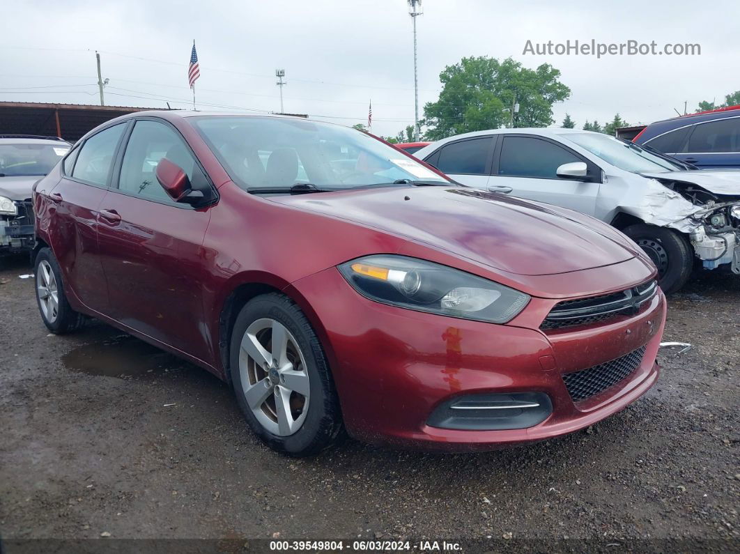 2015 Dodge Dart Sxt Темно-бордовый vin: 1C3CDFBB4FD251161