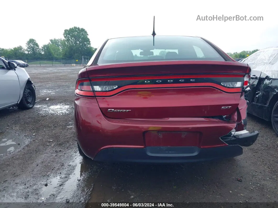 2015 Dodge Dart Sxt Темно-бордовый vin: 1C3CDFBB4FD251161