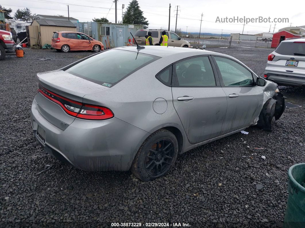 2015 Dodge Dart Sxt Silver vin: 1C3CDFBB4FD286377