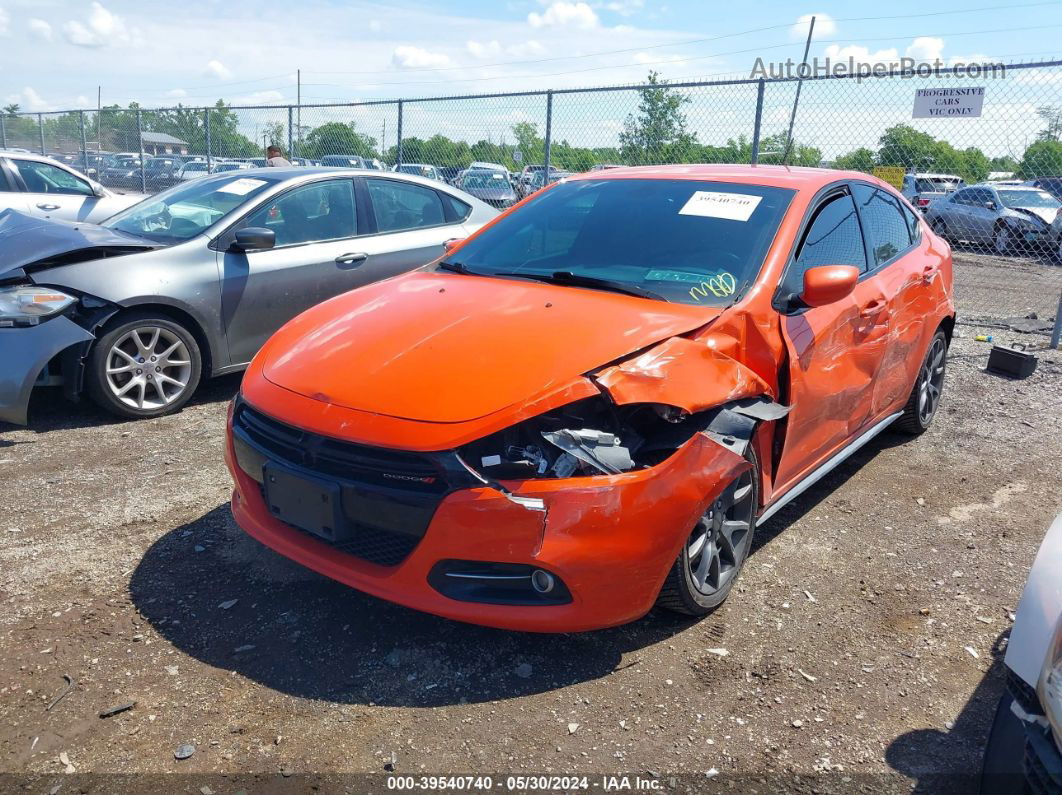 2015 Dodge Dart Sxt Orange vin: 1C3CDFBB4FD298920