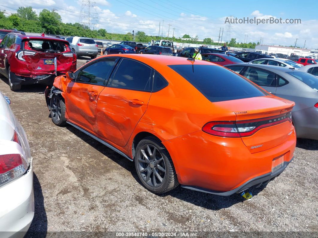 2015 Dodge Dart Sxt Orange vin: 1C3CDFBB4FD298920