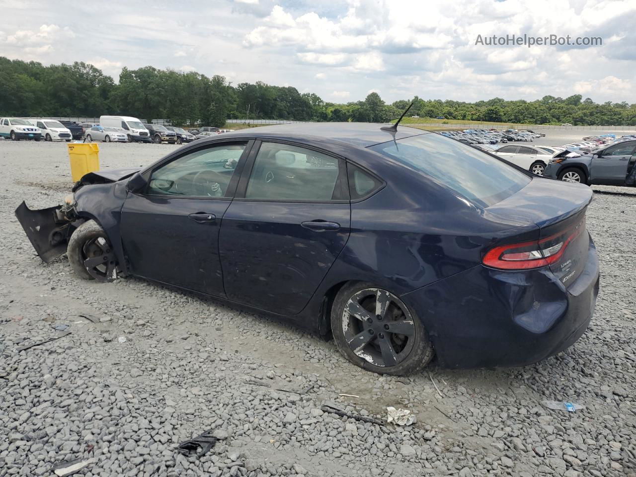 2015 Dodge Dart Sxt Blue vin: 1C3CDFBB4FD309169