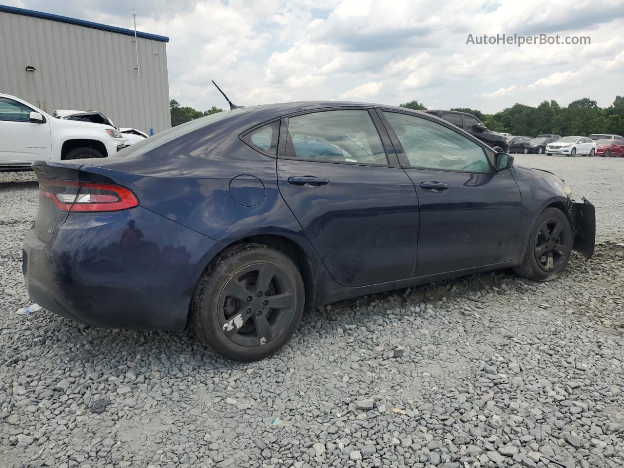 2015 Dodge Dart Sxt Blue vin: 1C3CDFBB4FD309169