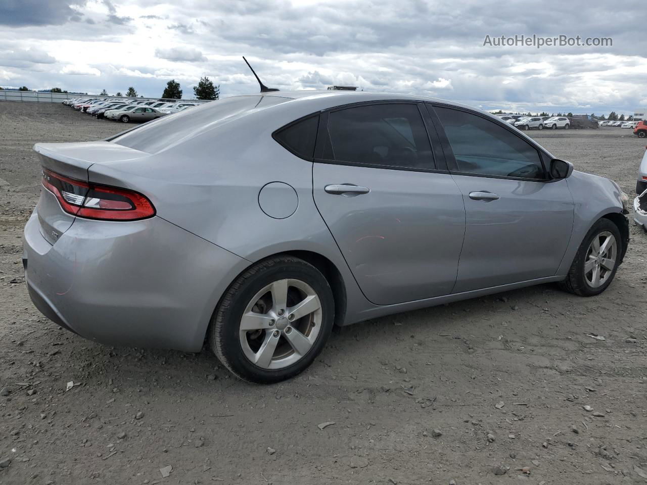 2015 Dodge Dart Sxt Silver vin: 1C3CDFBB4FD319412