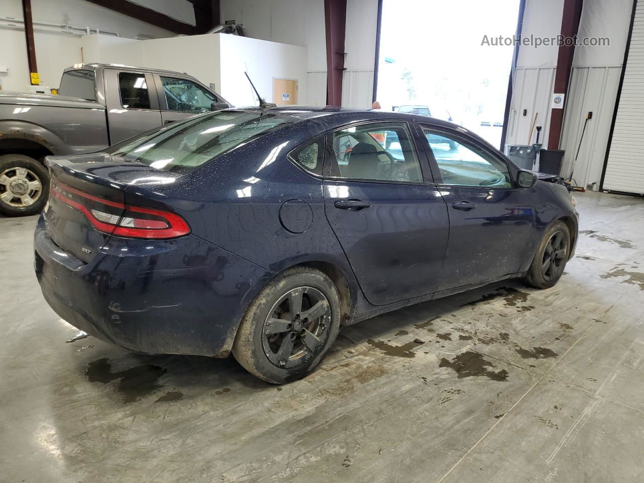 2015 Dodge Dart Sxt Синий vin: 1C3CDFBB4FD319913