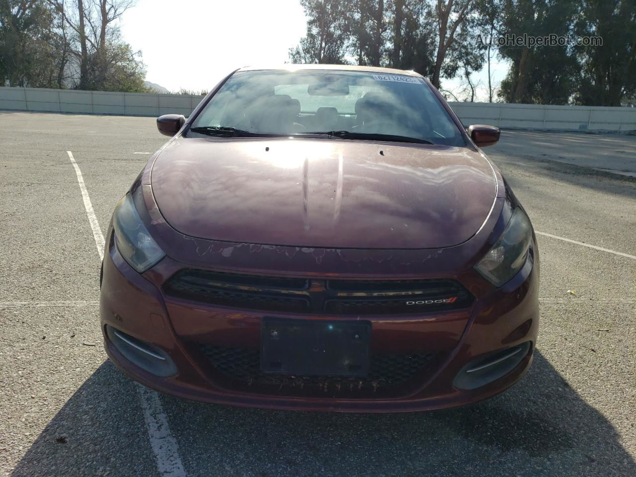 2015 Dodge Dart Sxt Red vin: 1C3CDFBB4FD330121