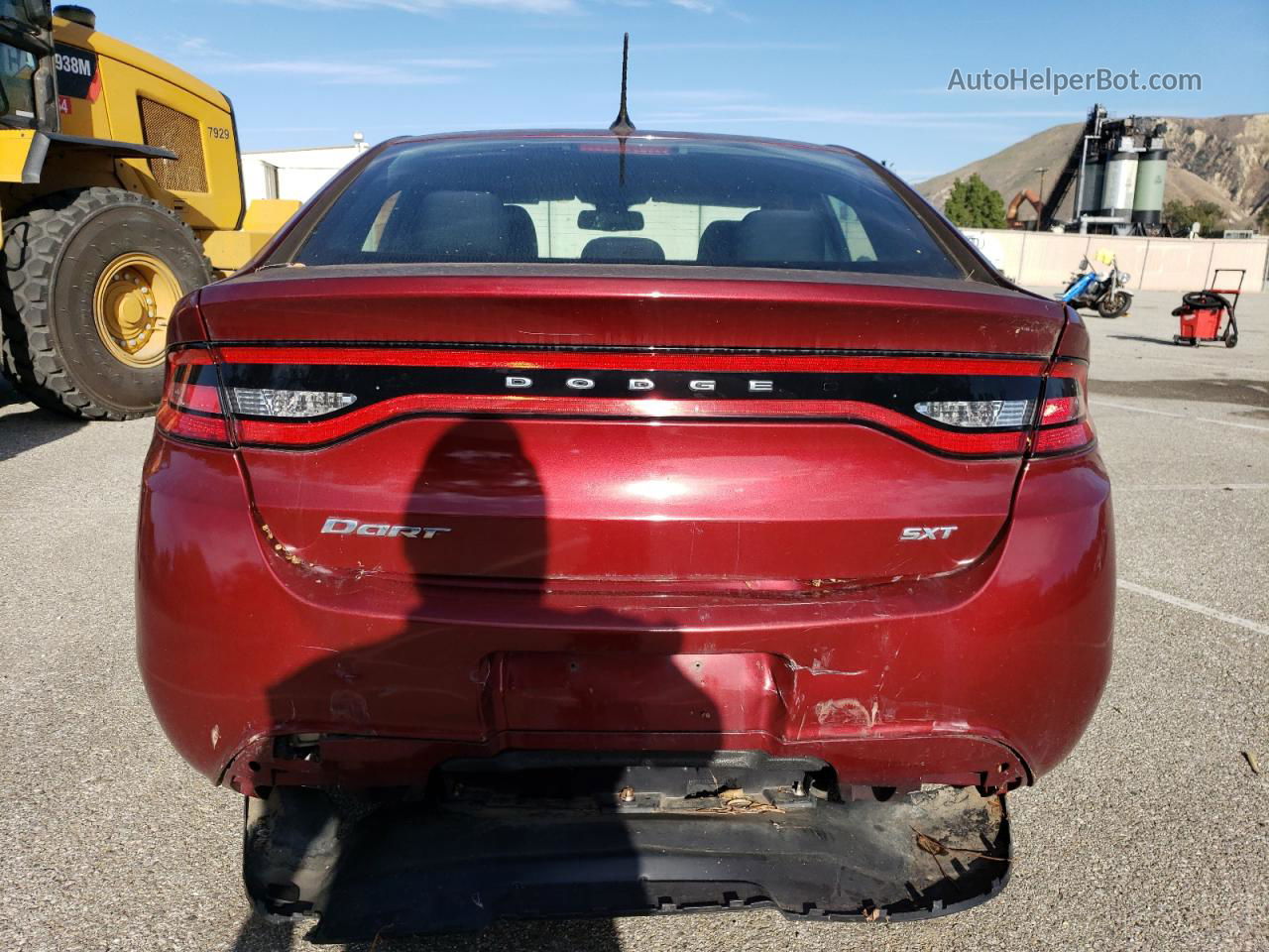 2015 Dodge Dart Sxt Red vin: 1C3CDFBB4FD330121