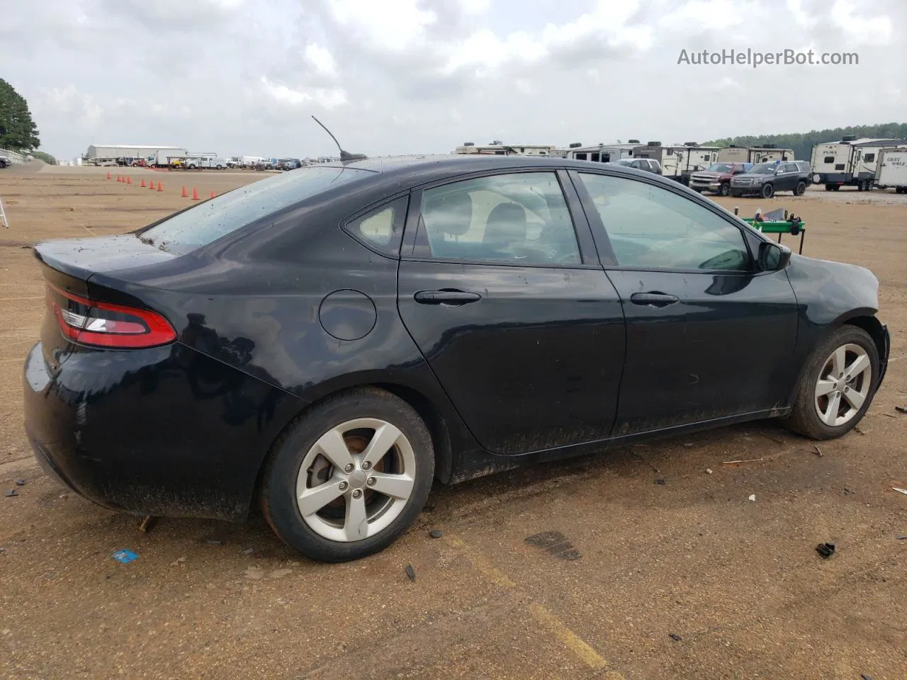 2015 Dodge Dart Sxt Gray vin: 1C3CDFBB4FD330703