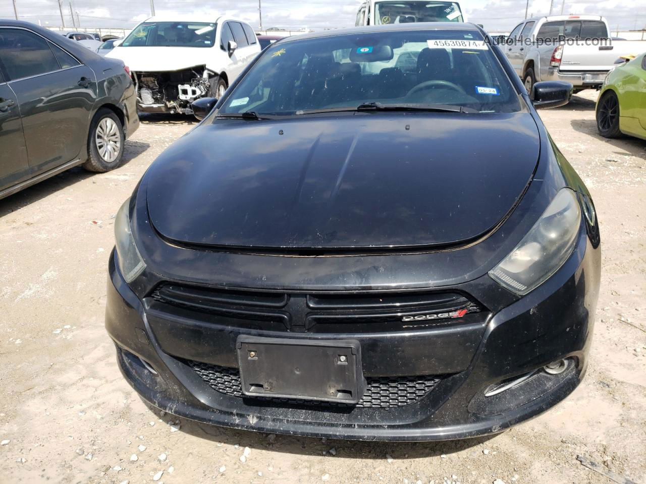 2015 Dodge Dart Sxt Black vin: 1C3CDFBB4FD331415