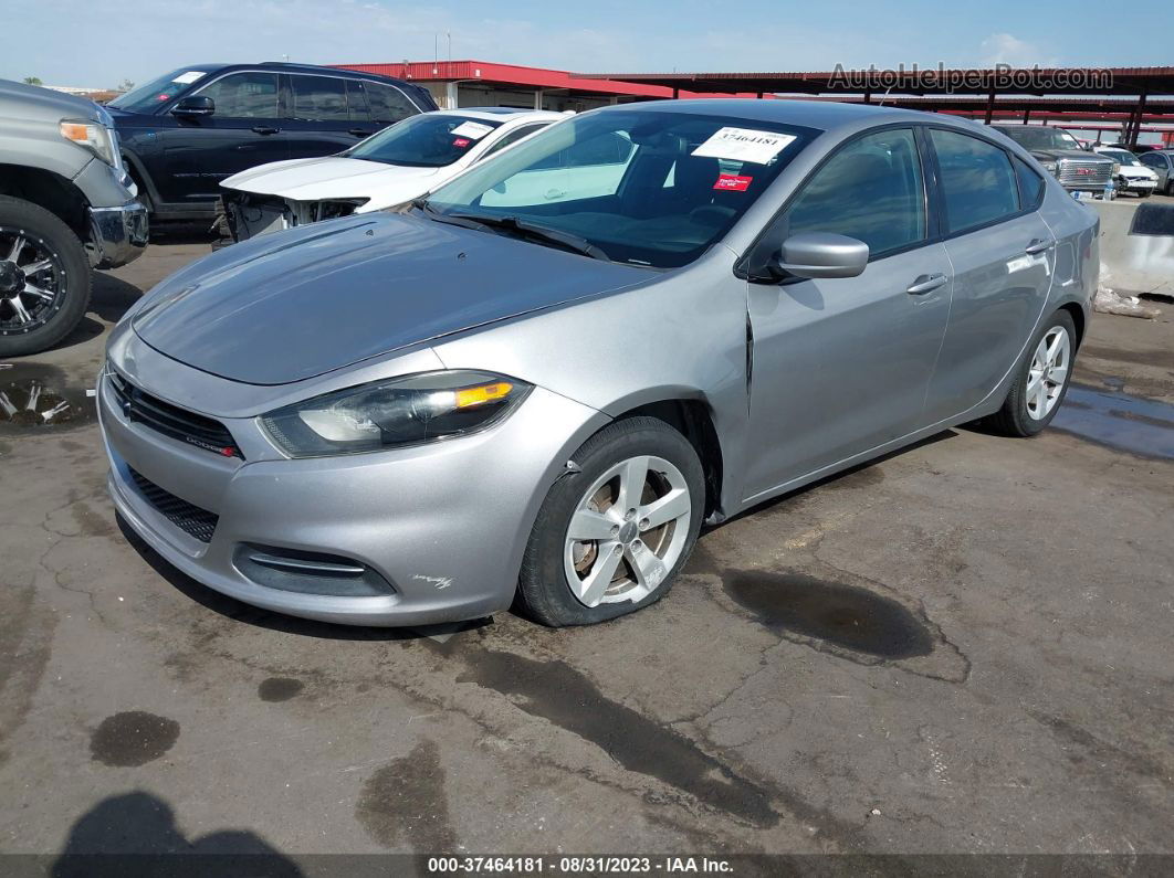 2015 Dodge Dart Sxt Silver vin: 1C3CDFBB4FD337361