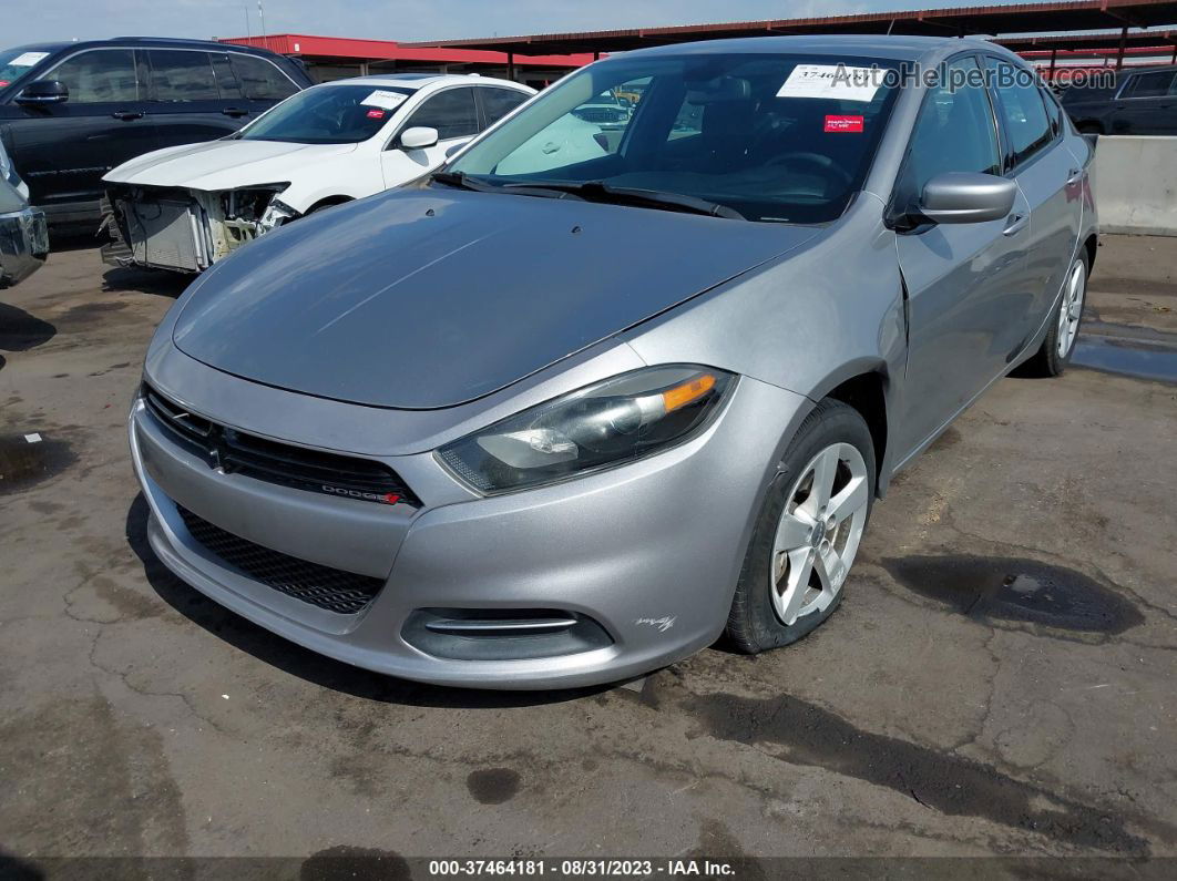 2015 Dodge Dart Sxt Silver vin: 1C3CDFBB4FD337361