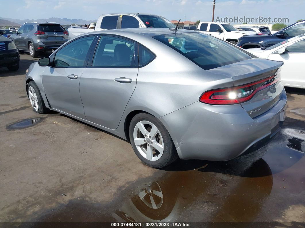 2015 Dodge Dart Sxt Silver vin: 1C3CDFBB4FD337361