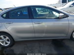 2015 Dodge Dart Sxt Silver vin: 1C3CDFBB4FD337361