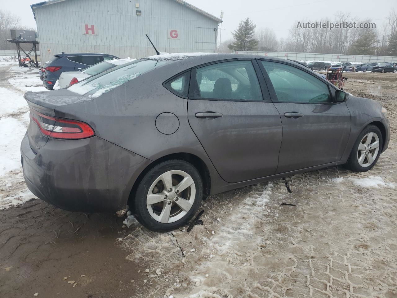 2015 Dodge Dart Sxt Gray vin: 1C3CDFBB4FD390173