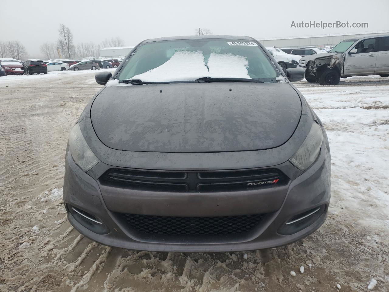 2015 Dodge Dart Sxt Gray vin: 1C3CDFBB4FD390173