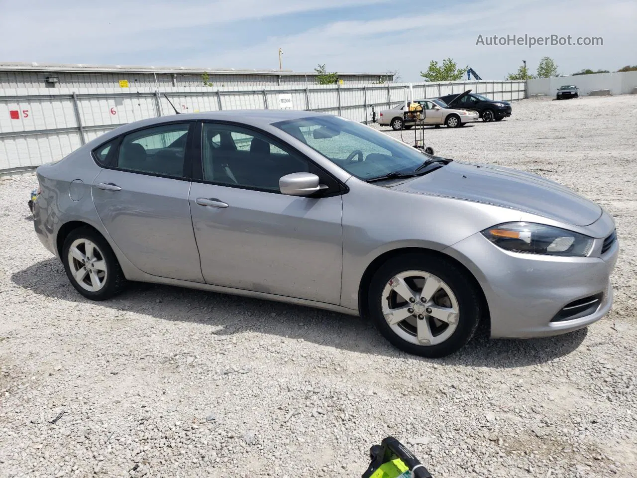 2015 Dodge Dart Sxt Silver vin: 1C3CDFBB4FD420885