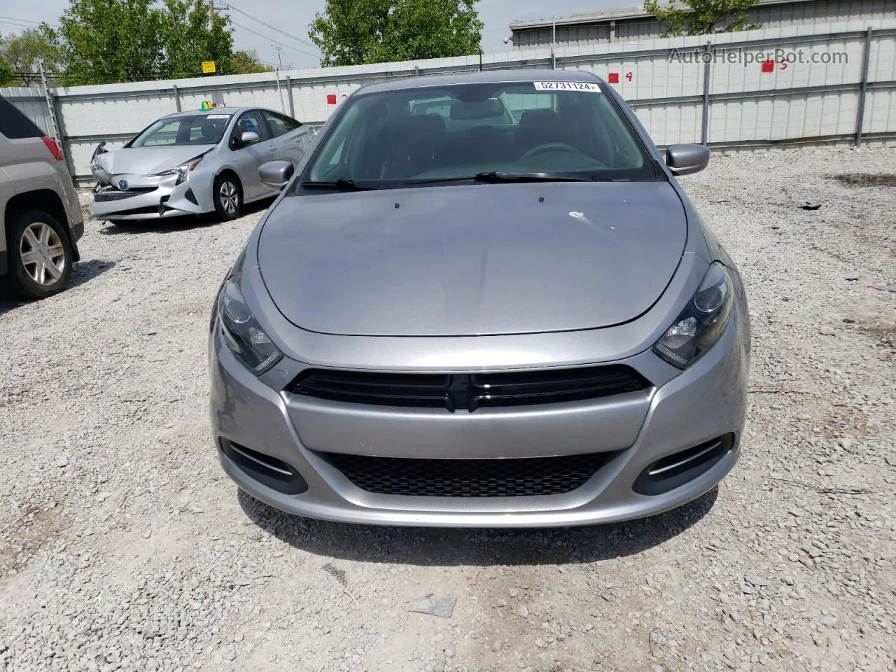 2015 Dodge Dart Sxt Silver vin: 1C3CDFBB4FD420885