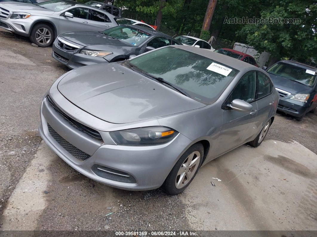 2015 Dodge Dart Sxt Silver vin: 1C3CDFBB4FD432096