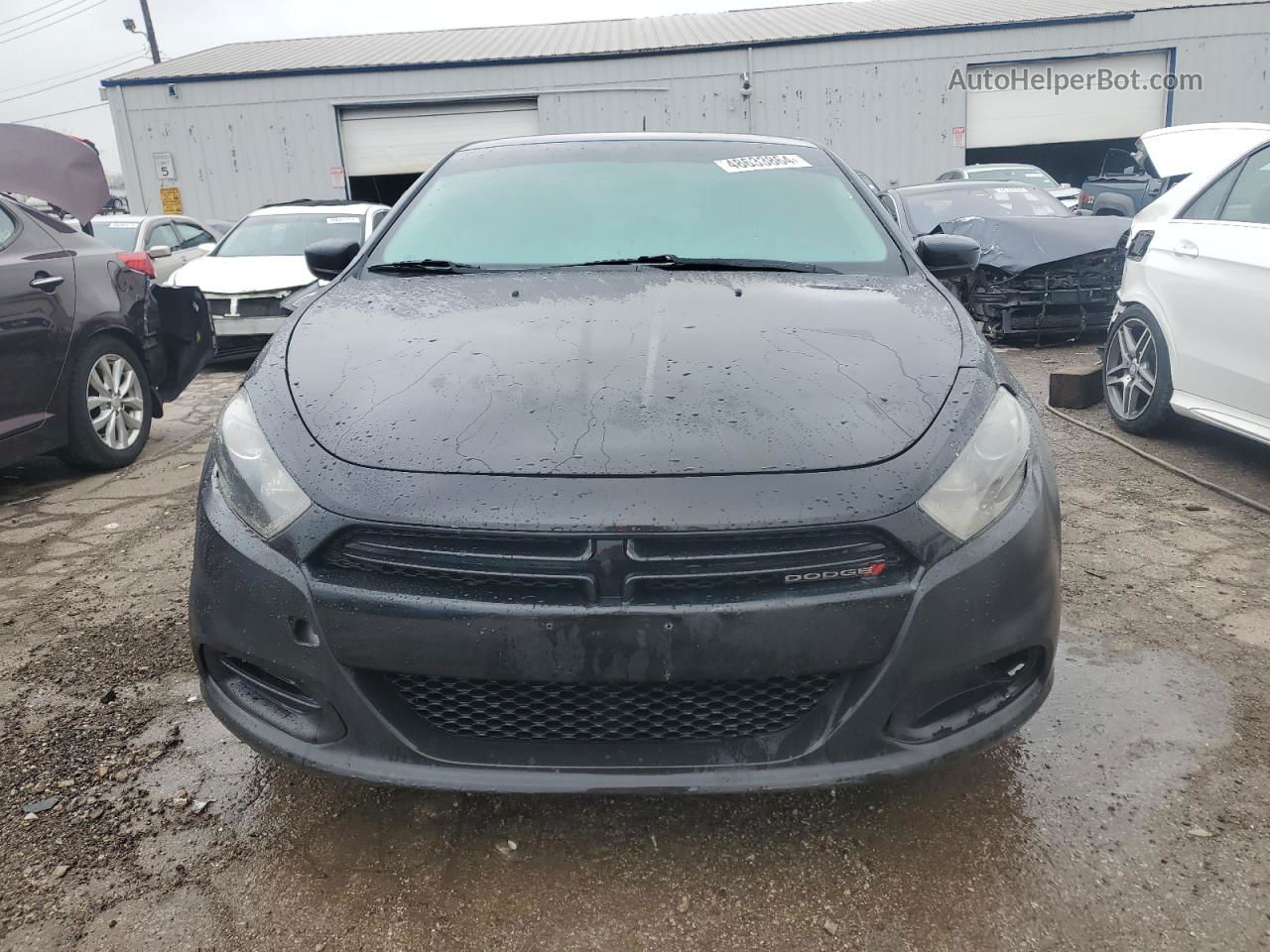 2015 Dodge Dart Sxt Black vin: 1C3CDFBB5FD128601