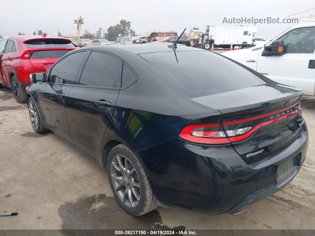 2015 Dodge Dart Sxt Black vin: 1C3CDFBB5FD146242