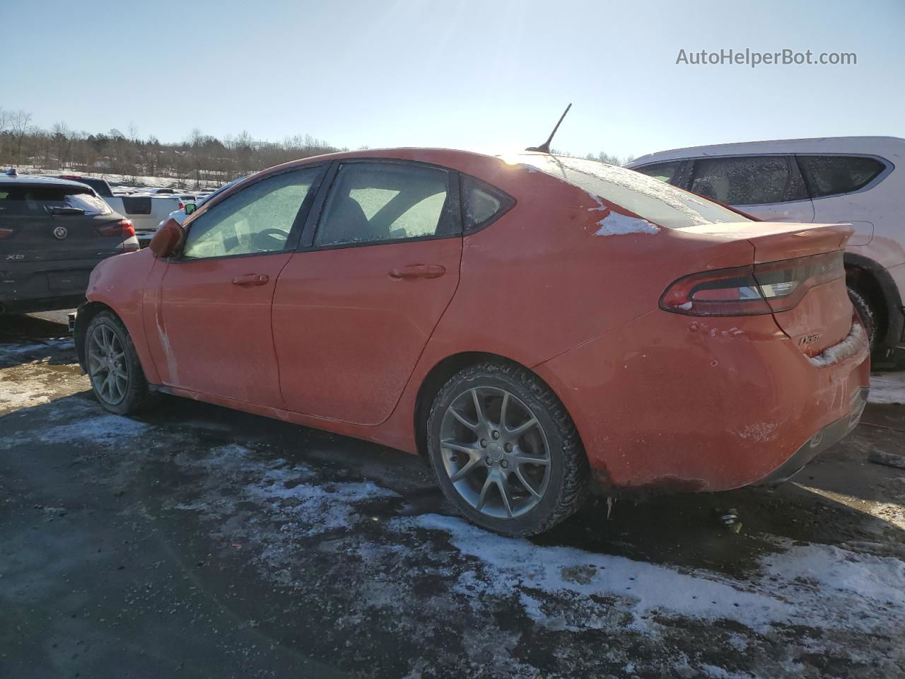 2015 Dodge Dart Sxt Orange vin: 1C3CDFBB5FD225104