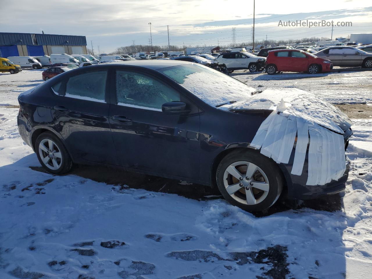 2015 Dodge Dart Sxt Blue vin: 1C3CDFBB5FD225524