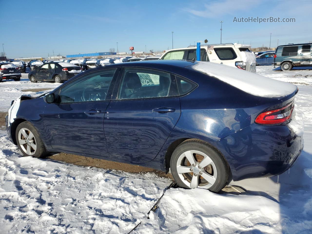 2015 Dodge Dart Sxt Blue vin: 1C3CDFBB5FD225524