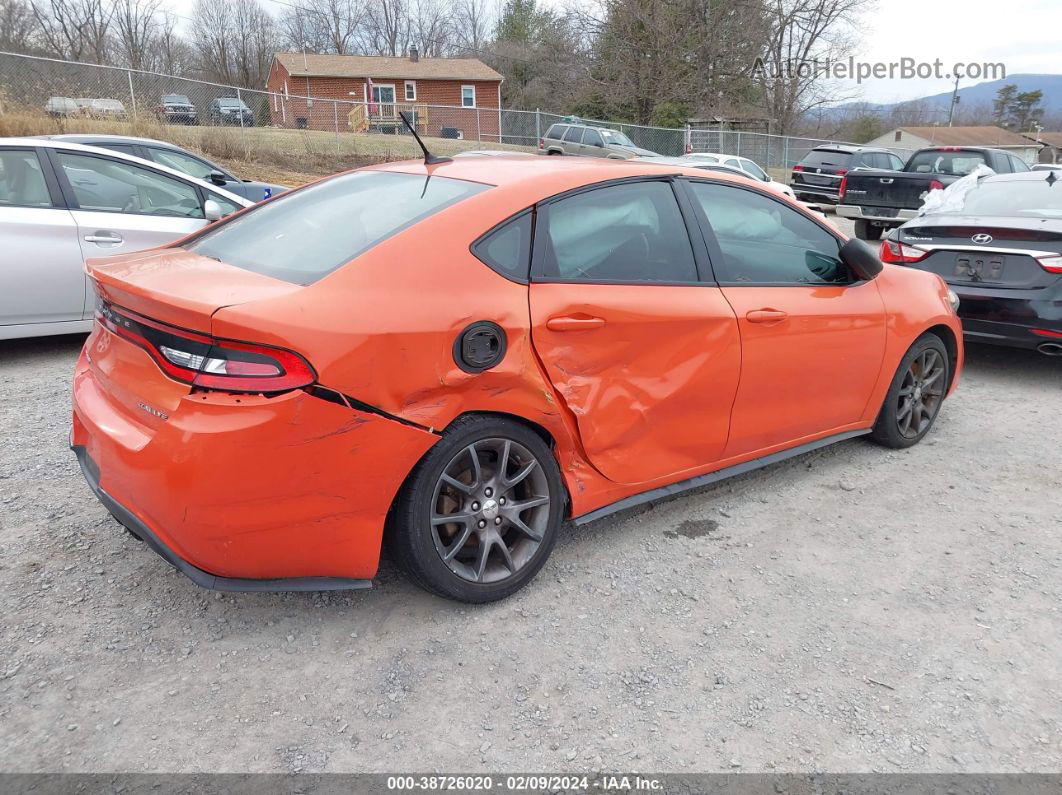 2015 Dodge Dart Sxt Orange vin: 1C3CDFBB5FD300545