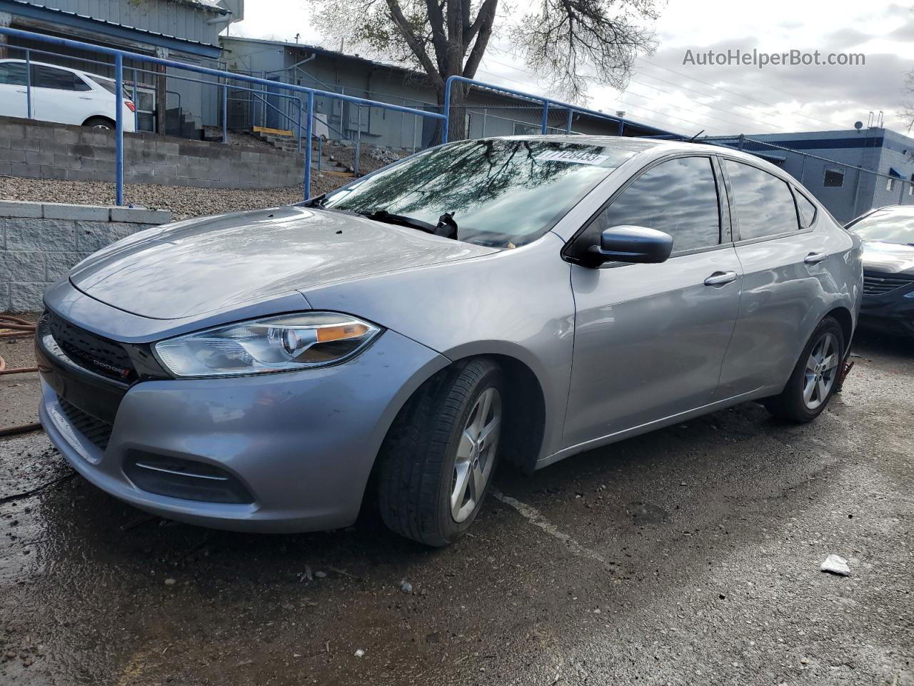 2015 Dodge Dart Sxt Silver vin: 1C3CDFBB5FD306667